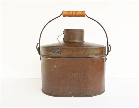 1800s metal lumch box|antique lunch boxes value.